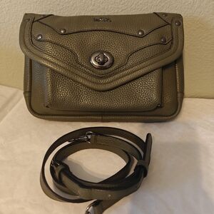 Coach Ryder Crossbody Bag In Surplus Green Leather